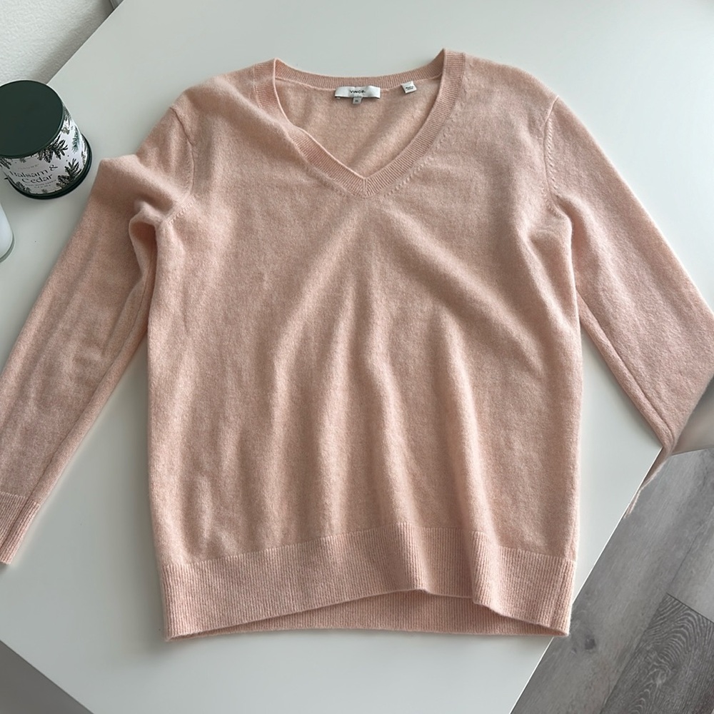 Vince pink cashmere sweater